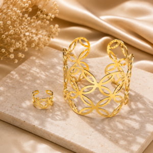 gold plated bracelet pe 0707